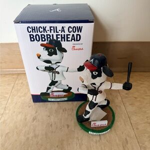 Chick-fil-A Cow Bobblehead - Black and White